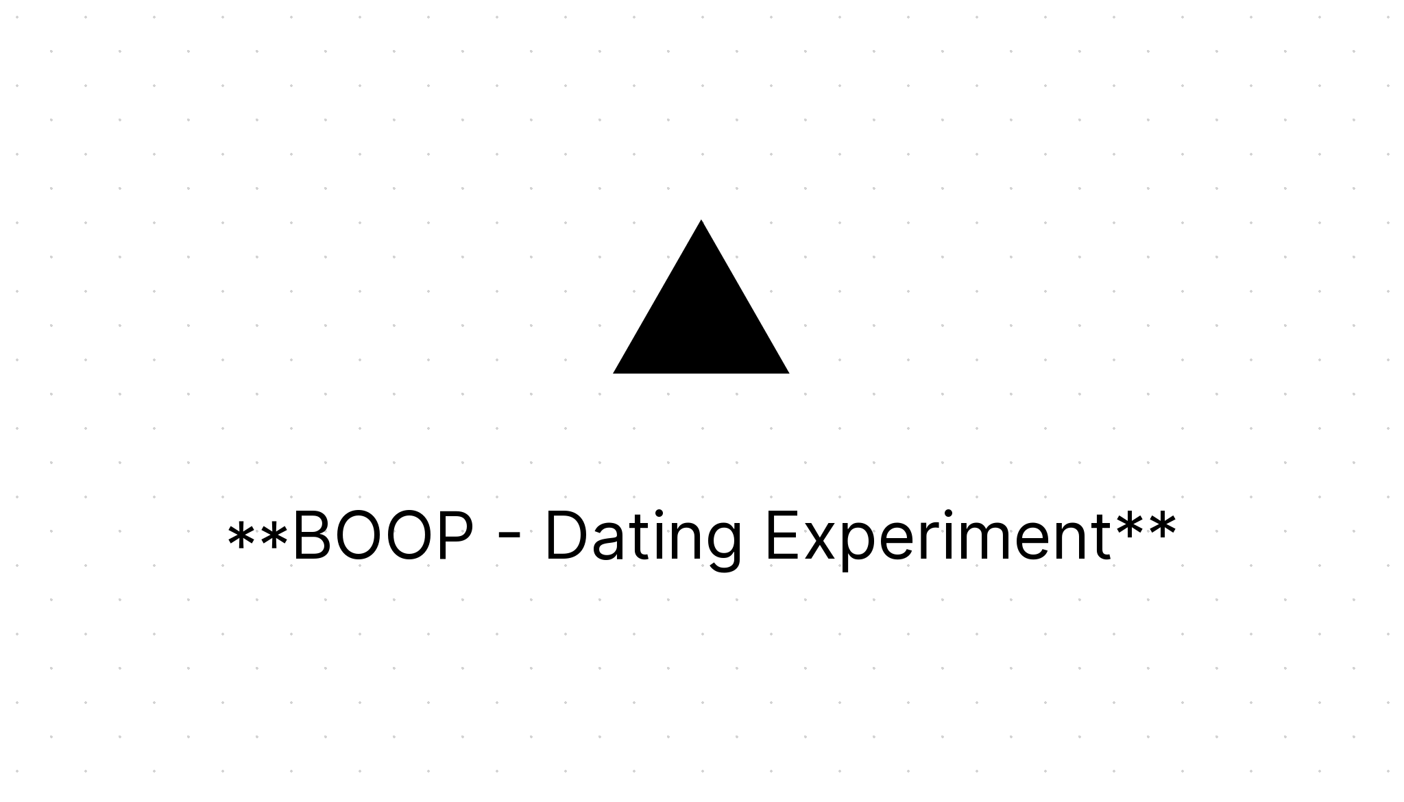 horizon online dating experiments