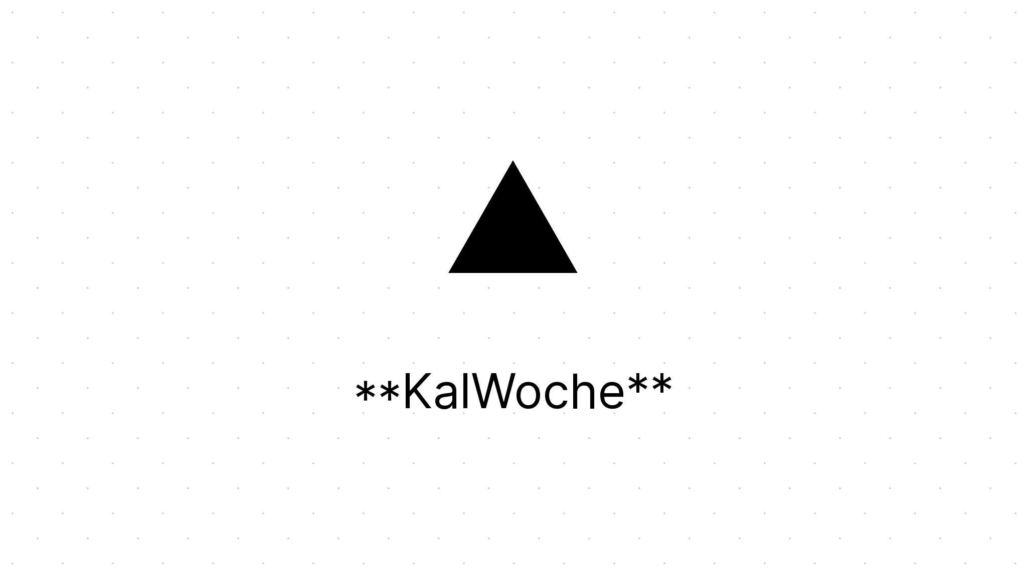 kalwoche